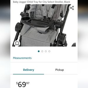 BABY JOGGER SNACK TRAY- New in Box